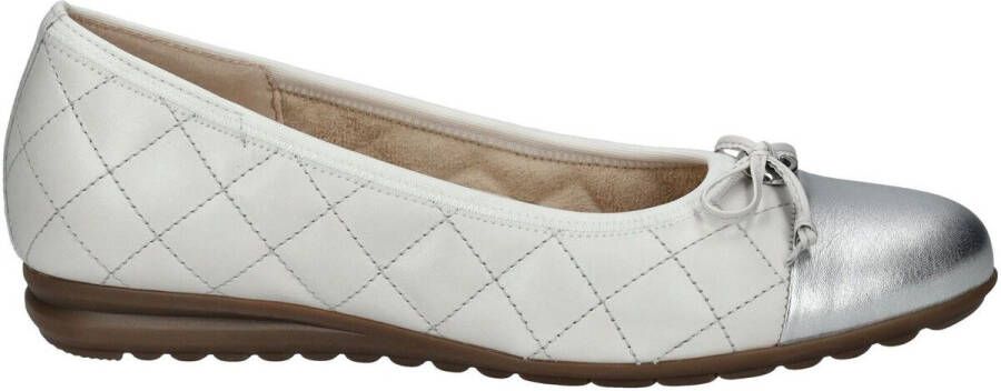 Gabor Ballerina's Florence lage schoen instapschoen businessschoen sierstiksels breedte g