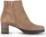 Gabor Elegante suède enkellaars met Hovercraft Air Chamber zool Beige Dames - Thumbnail 3