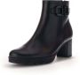Gabor Elegant Zwart Enkellaarsje met Trendy Zijkettingen Black Dames - Thumbnail 4