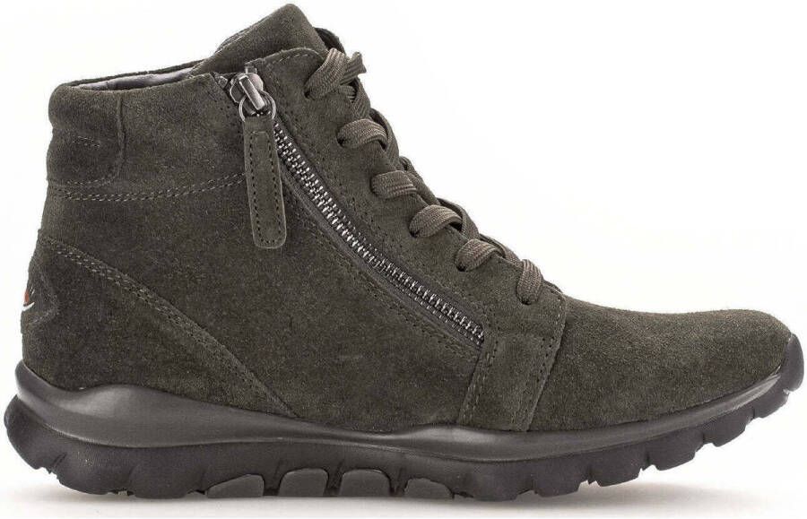 Gabor rollingsoft sensitive 36.868.33 dames rollende wandelsneaker groen - Foto 3