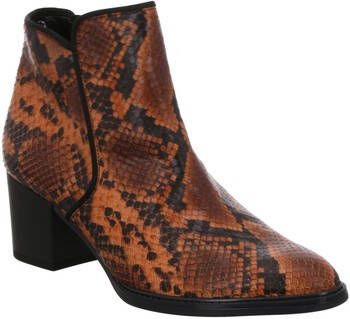 Gabor Whisky Bruine Reptiel Look Enkellaars Multicolor Dames - Foto 4