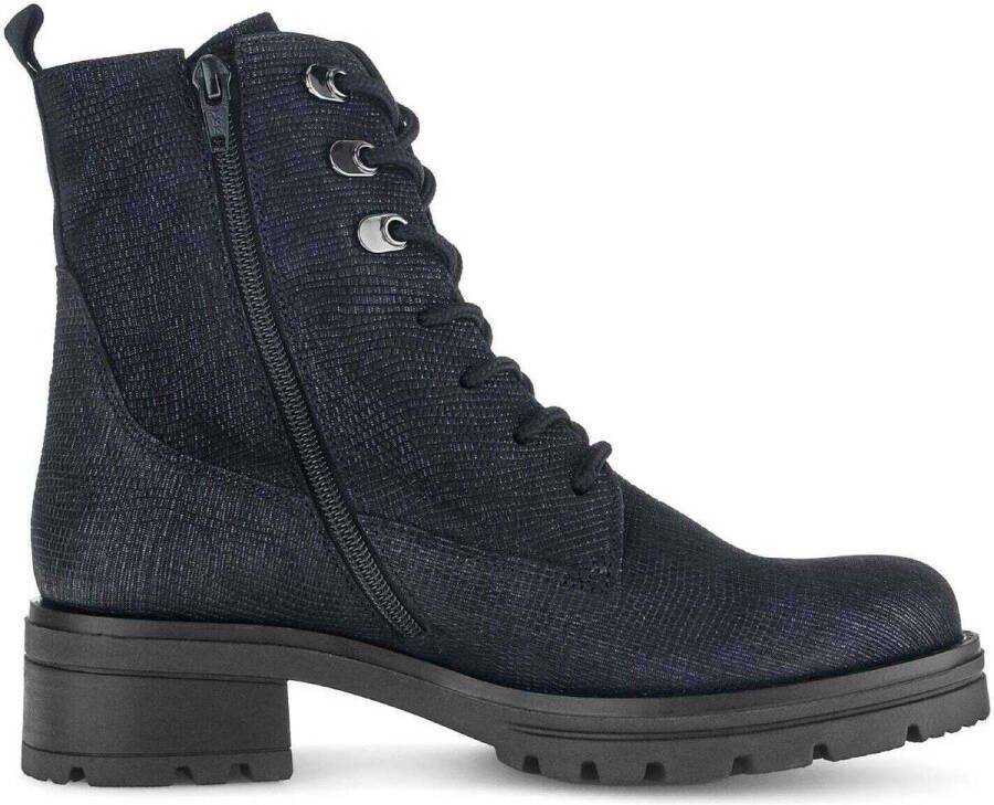 Gabor Veterschoenen Kreta blokhak veterschoen comfort schoen in breedte g (= breed) - Foto 9