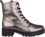Gabor Elegante leren enkellaars zilver Gray Dames - Thumbnail 3
