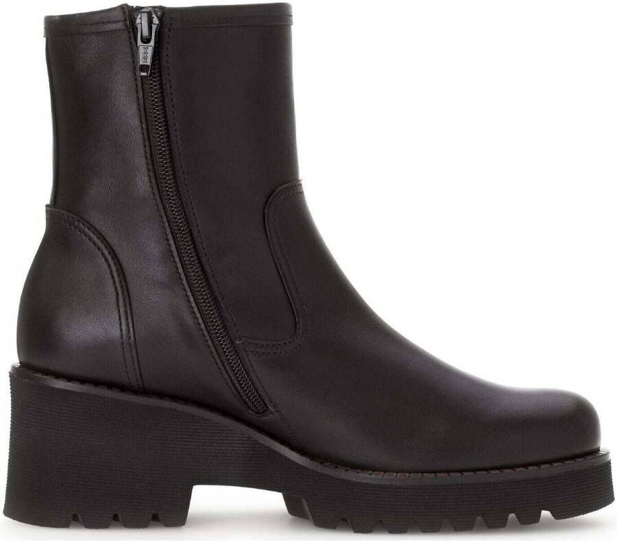 Gabor Zwarte enkellaars voor dames Black Dames