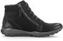 Gabor Comfortabele Rollingsoft Veterschoenen Black Dames - Thumbnail 16
