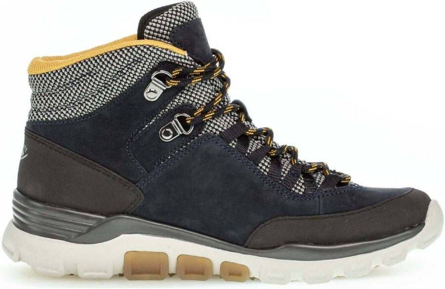 Gabor rollingsoft sensitive 96.825.46 dames rollende wandelsneaker blauw waterdicht - Foto 7