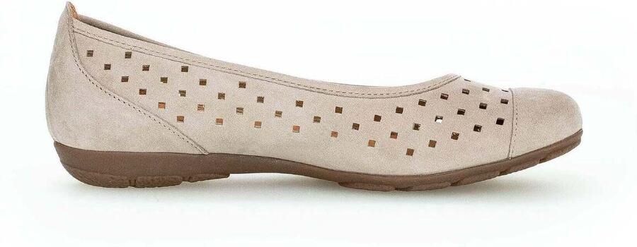Gabor 24.169.12 dames ballerina beige - Foto 4