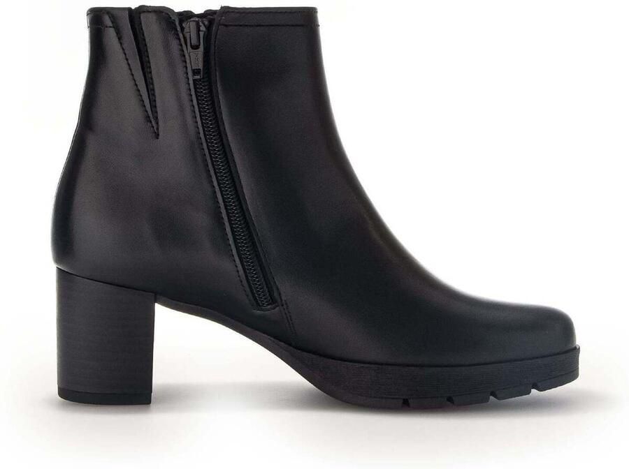 Gabor Elegant Zwart Enkellaarsje met Trendy Zijkettingen Black Dames - Foto 6