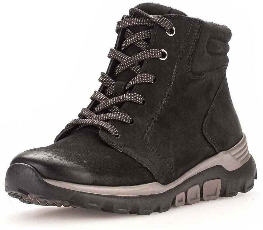 Gabor rollingsoft sensitive 36.824.47 dames rollende wandelsneaker zwart - Foto 3