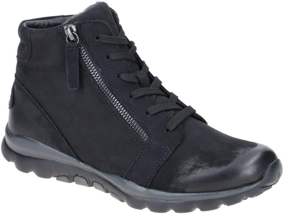 Gabor rollingsoft sensitive 96.868.46 dames rollende wandelsneaker blauw
