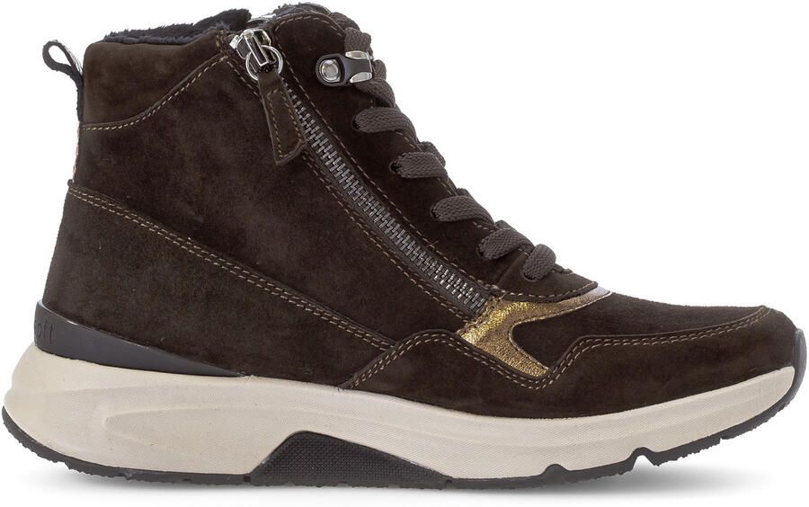 Gabor Rollingsoft Veterboot 76.888.41 Chocolate Donkerbruin Suède - Foto 2
