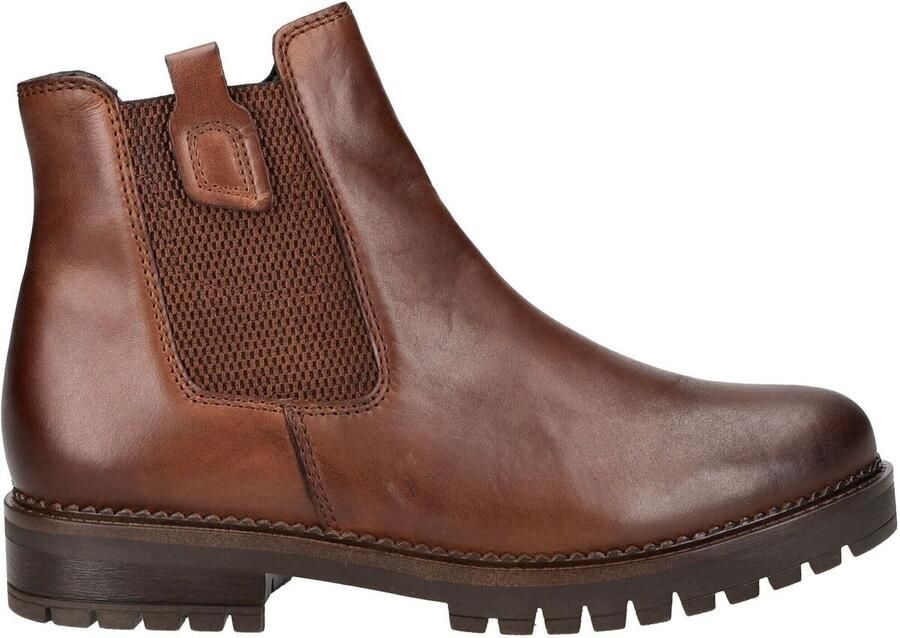 Gabor Chelsea-boots Davos blokhak herfstmode in comfortabele schoenwijdte g (= breed)