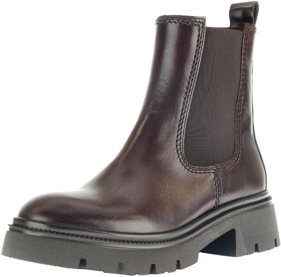 Gabor Stijlvolle Leren Chelsea Laarzen Brown Dames - Foto 2