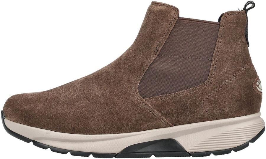Gabor Rolling Soft art. 0804.02.007 bruin suede enkellaars met rits - Foto 2