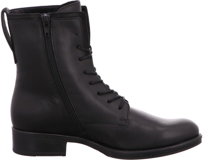 Gabor Zwarte leren nubuck veterlaarsjes Black Dames - Foto 2