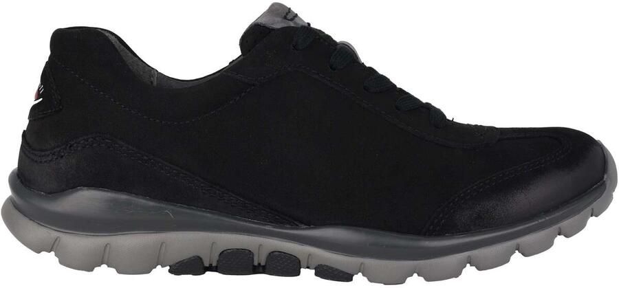 Gabor rollingsoft sensitive 06.965.47 dames rollende wandelsneaker zwart