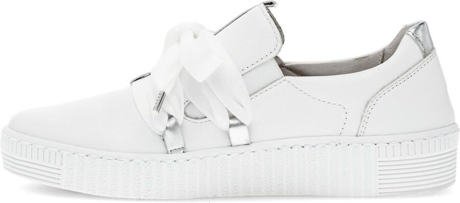Gabor Slip-on sneakers Veterschoen lage schoen slipper met opgestikte versiersluiting