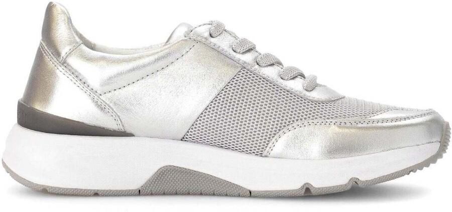 Gabor rollingsoft sensitive 66.897.10 dames rollende wandelsneaker Zilver - Foto 2