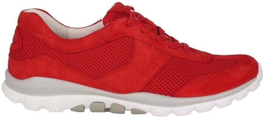 Gabor rollingsoft sensitive 66.966.68 dames rollende wandelsneaker rood