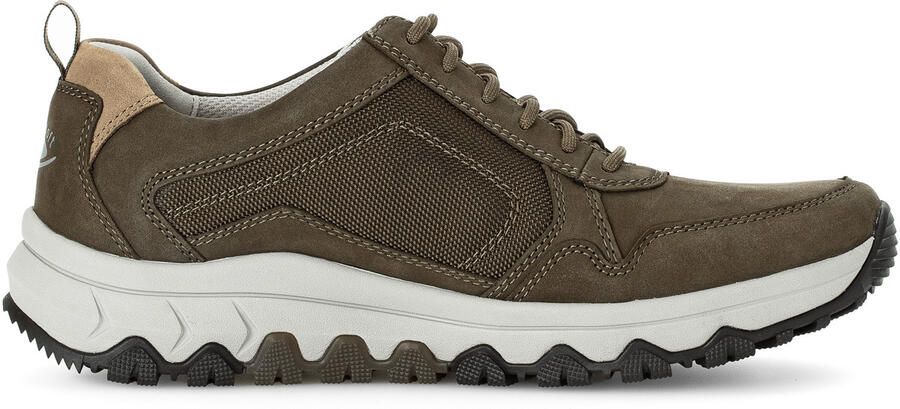 Gabor Rollingsoft Sneakers met sleehak vrijetijdsschoen lage schoen veterschoen met contraststiksels g-breedte - Foto 2