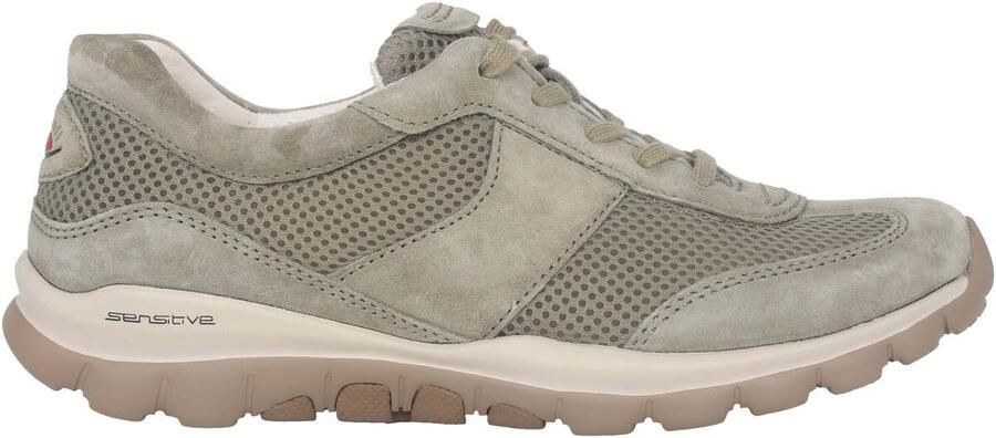 Gabor rollingsoft sensitive 86.966.34 dames rollende wandelsneaker groen