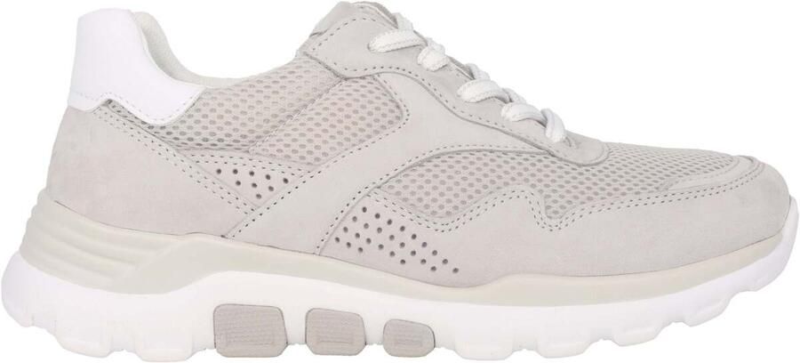 Gabor rollingsoft sensitive 86.986.30 dames rollende wandelsneaker grijs