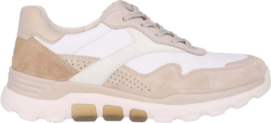 Gabor rollingsoft sensitive 86.986.51 dames rollende wandelsneaker wit