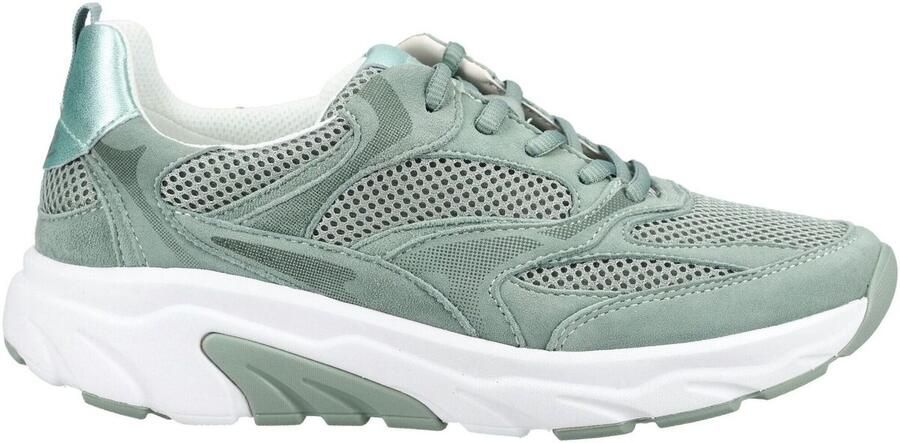 Gabor Sneakers Rollingsoft groen Textiel Dames - Foto 2