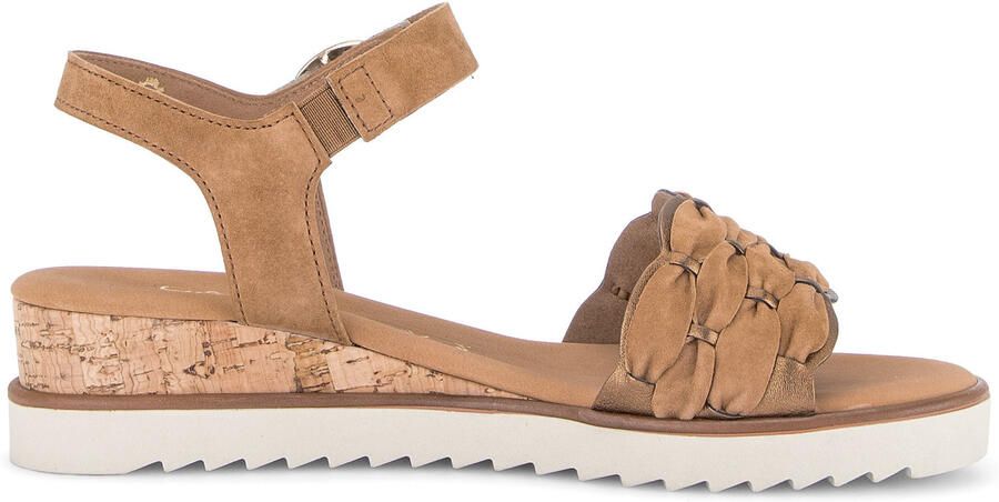 Gabor 758 Sandalen Met Sleehak Dames Beige - Foto 12