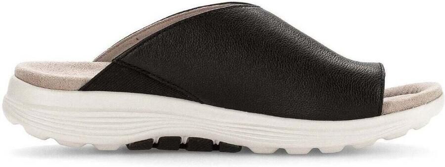 Gabor rollingsoft sensitive 66.812.67 dames rollende wandelsandaal zwart