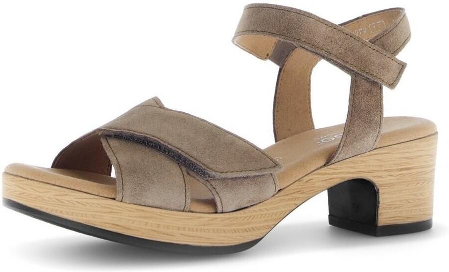Gabor Sandalen Hak Sandalen Hak Taupe - Foto 8