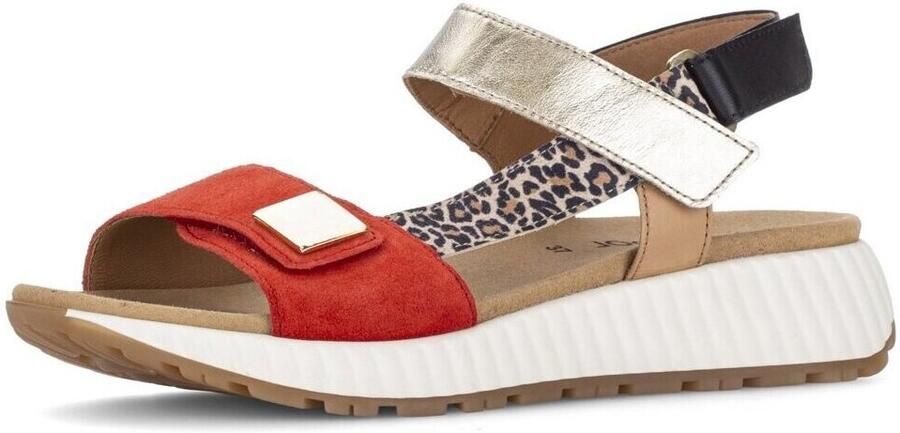 Gabor dames sandalen rood multi - Foto 2