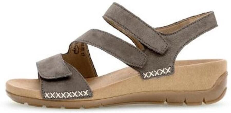 GABOR Sandalen Dames 734.1 Maat: 42 Materiaal: Nubuck Kleur: Taupe - Foto 7