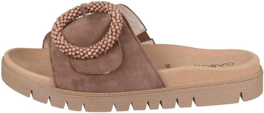 Gabor Dames Slippers 83.745.18 Peanut Taupe - Foto 6