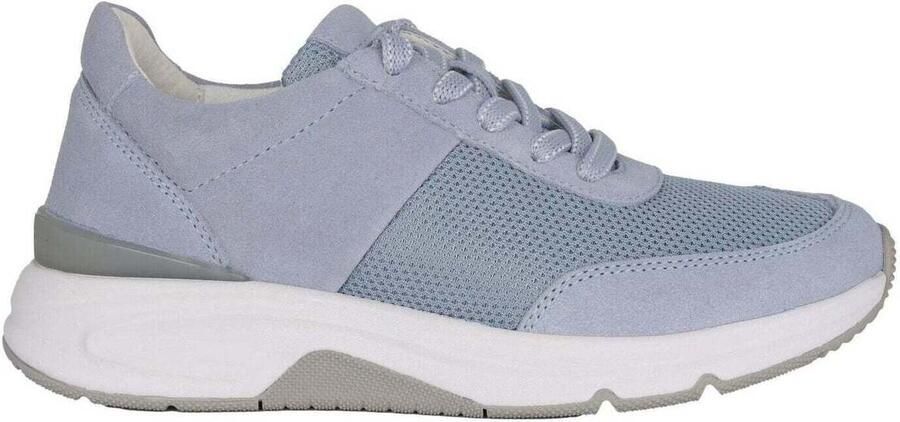 Gabor rollingsoft sensitive 66.897.26 dames rollende wandelsneaker Blauw