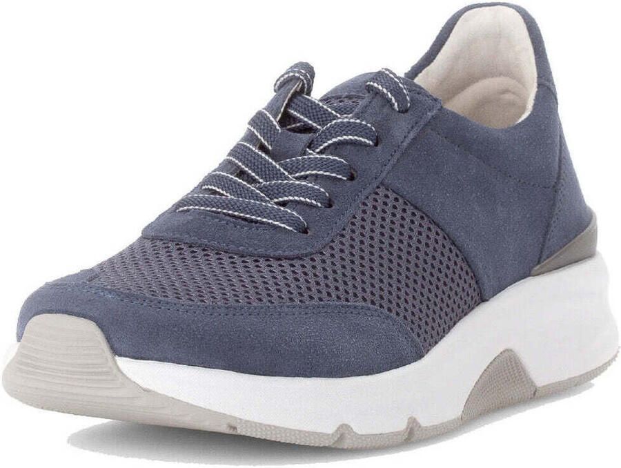 Gabor rollingsoft sensitive 86.897.16 dames rollende wandelsneaker blauw - Foto 2