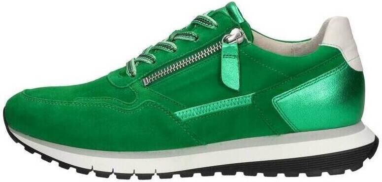 Gabor Sneaker 46.378.35 Groen Wit Wijdte H - Foto 4