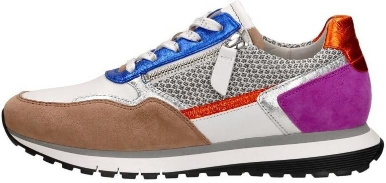 Gabor Sneaker 66.378.87 Wit Blauw Taupe Multi Wijdte H - Foto 2