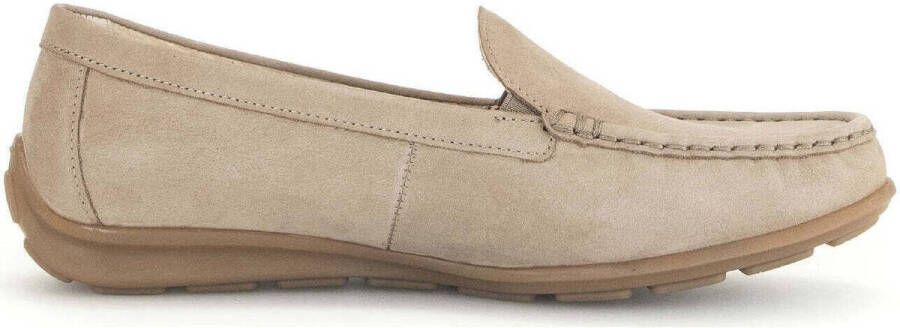 Gabor Beige Loafer voor Dames Makkelijke en Comfortabele Instappers Beige Dames