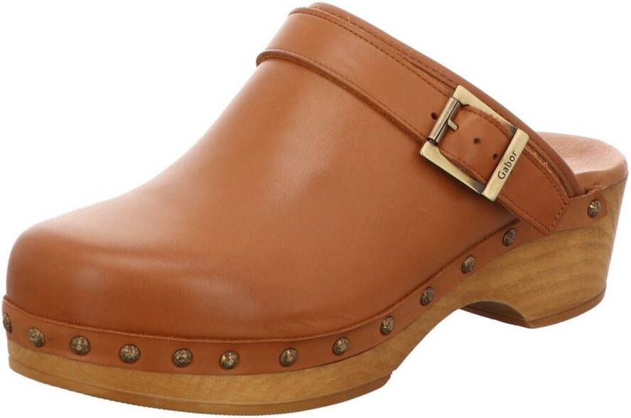LEON men's clog in sizes 41 to 47 - black - WoodenshoeKing