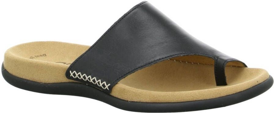 Gabor Teenslippers sleehak zomerschoen dianette met contrastkleurig borduursel - Foto 9