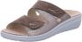 Rohde Dames Slippers Met Klittenband Sluiting Goud - Thumbnail 2