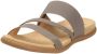 Gabor Sandalen grijs Textiel Dames - Thumbnail 4