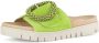 Gabor Slippers plateau zomerschoen slippers met sierparels aan de decoratieve gesp - Thumbnail 2