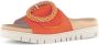 Gabor Slippers plateau zomerschoen slippers met sierparels aan de decoratieve gesp - Thumbnail 1