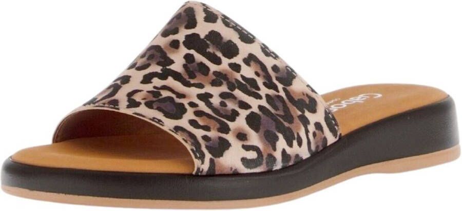 Gabor Slippers Rhodos zomerschoen comfortabele schoen klein elastiek breedte g (=breed)