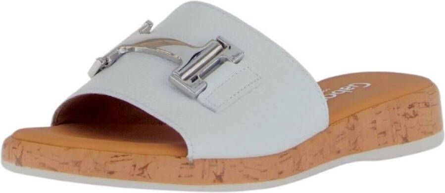 Gabor Slippers Rhodos zomerschoen instapschoen comfortabele schoen in breedte g (=breed)