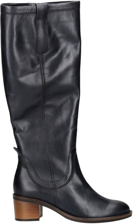 Gabor lange laars met hak wijdte M 71.889.26 blauw