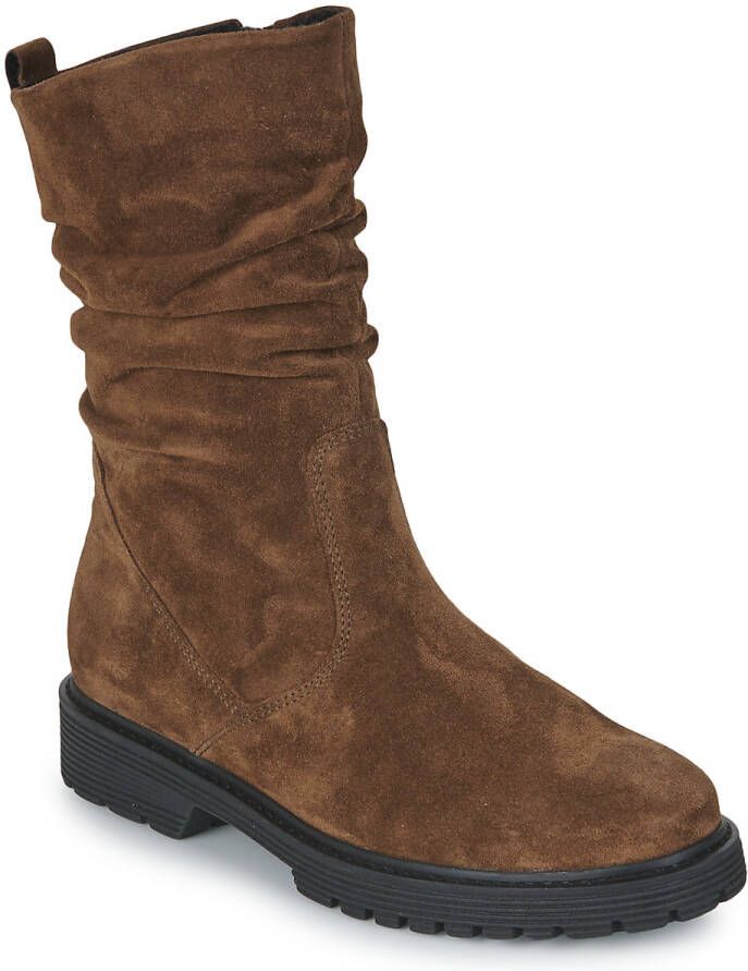 Gabor Stijlvolle suède enkellaars voor dames Grijs Dames - Foto 11