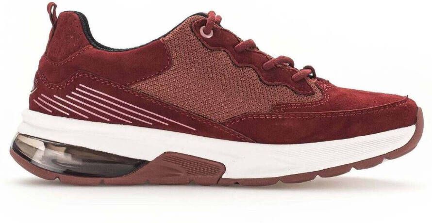 Gabor rollingsoft sensitive 36.844.48 dames rollende wandelsneaker rood